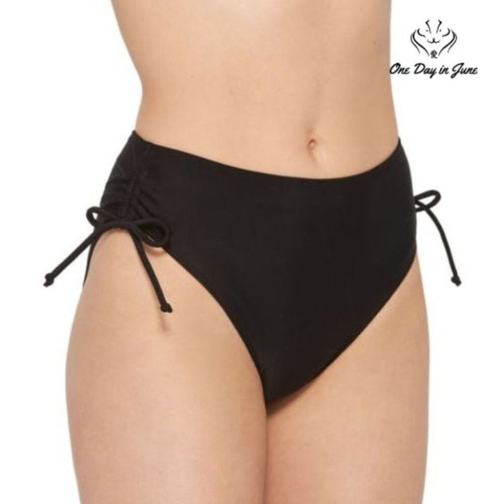 Arizona Jean Co. Juniors High Waist Bikini Bottom Size M - Picture 3 of 3